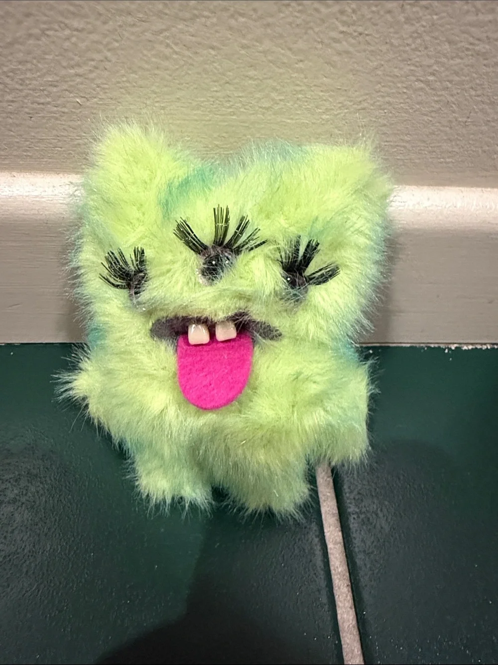 FUGGLER Baby Baddies Green Plush Bag Charm - Cute Collectible